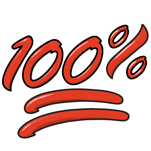 100 percent icon