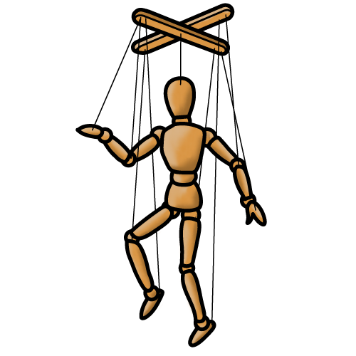 Puppet on a string