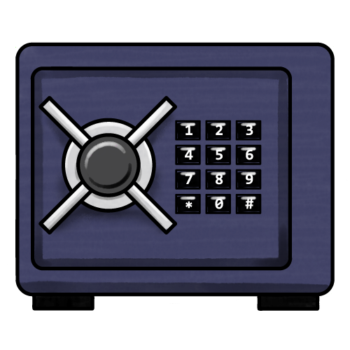 Illustration of a safe