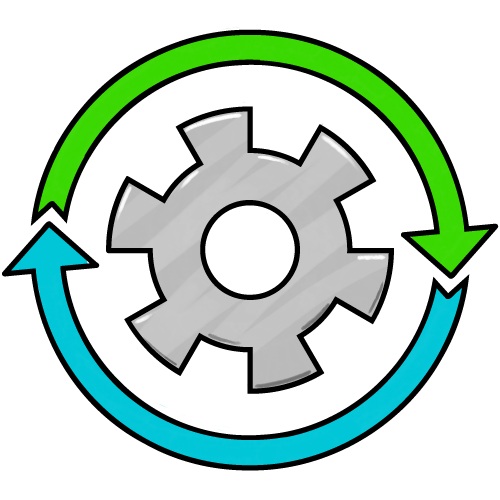 Illustration of a cog