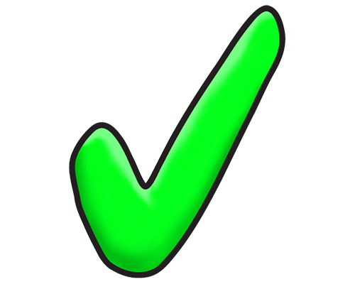 Green tick